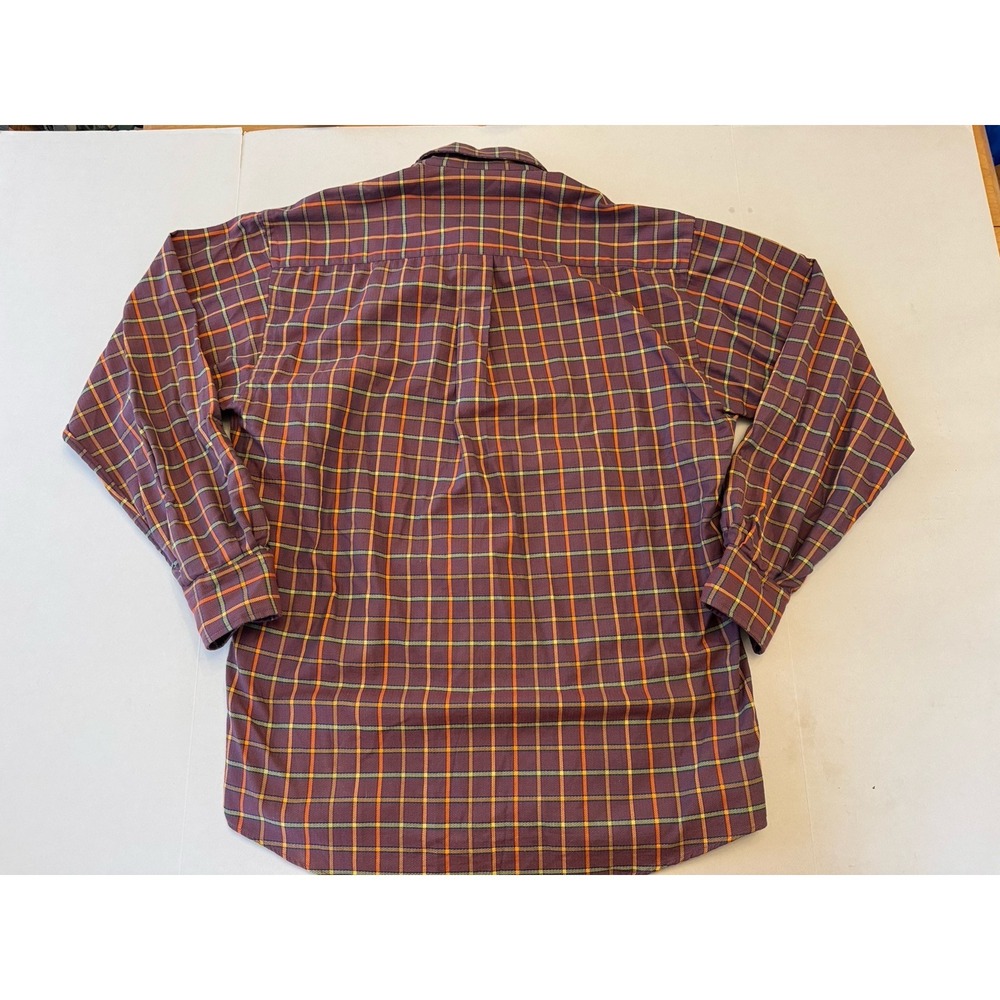 Gitman Sport Men Medium Plaid Cotton Button Up Shirt USA - Picture 2 of 9